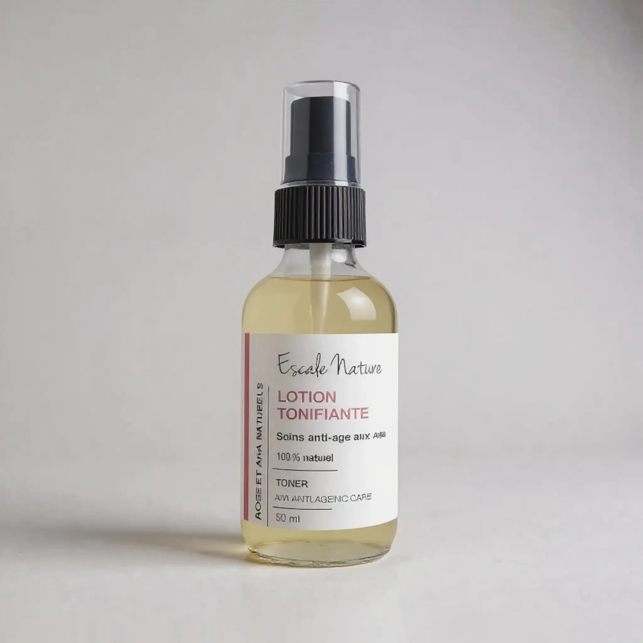Lotion tonique anti-âge naturelle aux AHA de fruits et vitamine C- Savonnerie Escale Nature au Québec