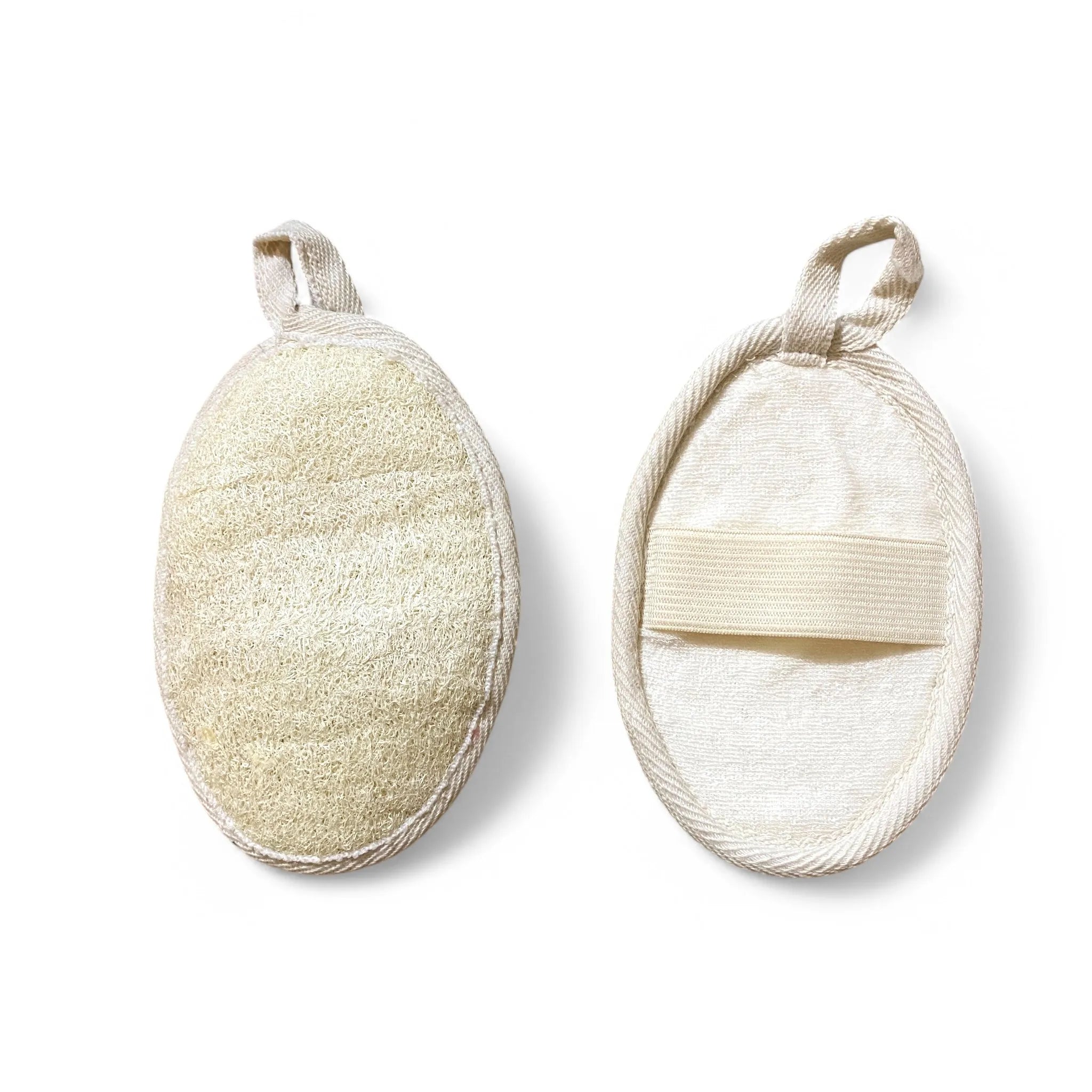 Coussin de douche exfoliant doux en luffa naturel