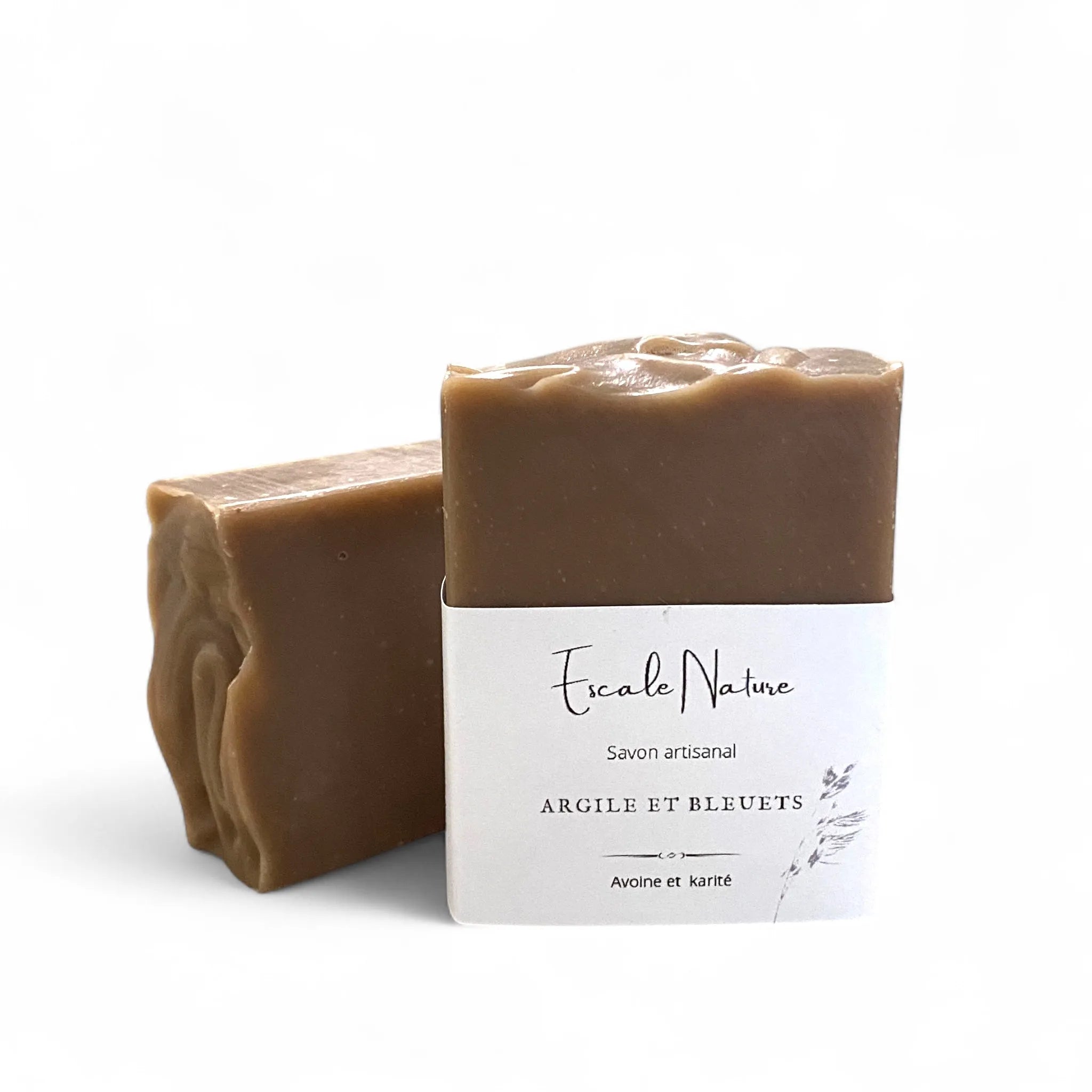 Savon argile et bleuets