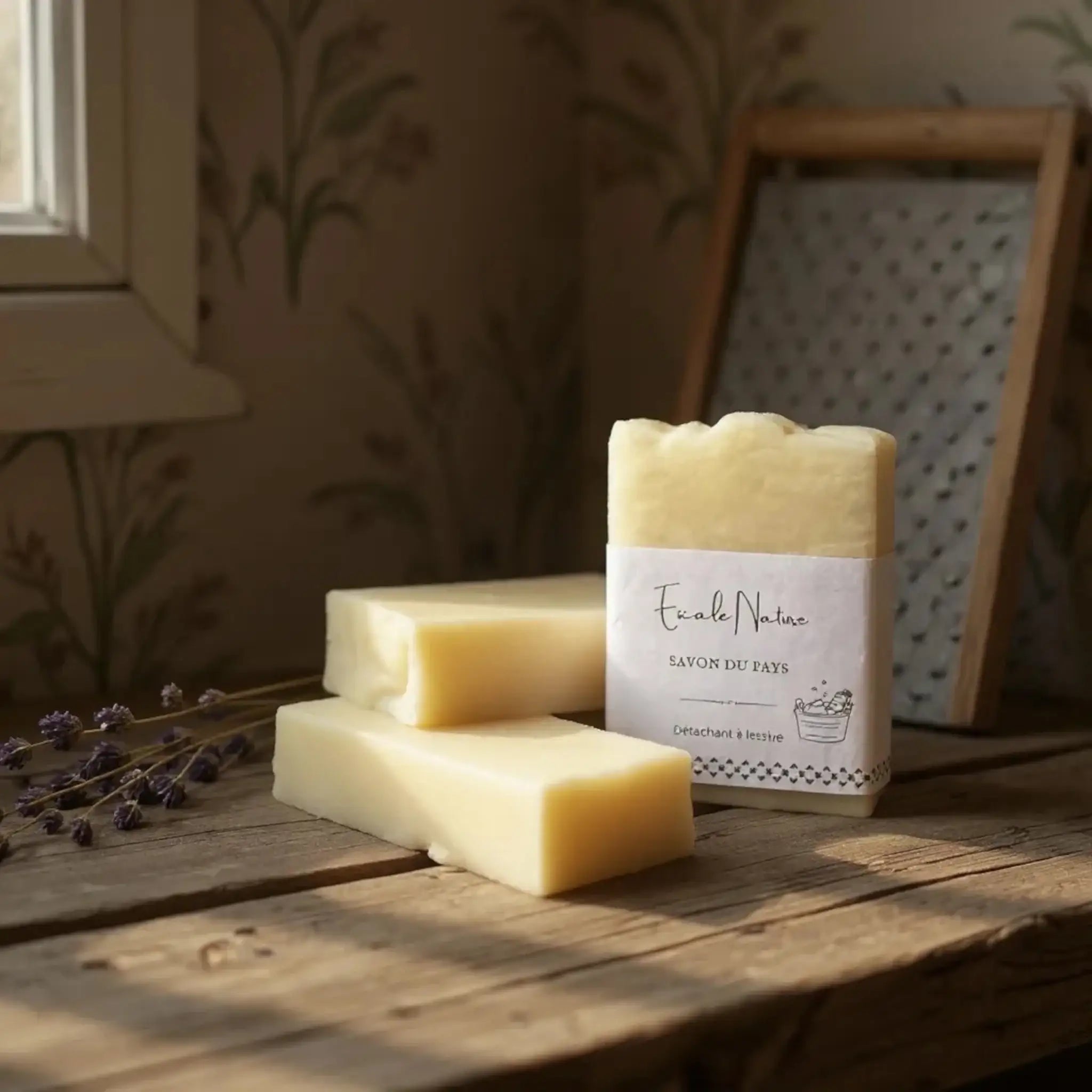Savon du pays - Détachant naturel pour la lessive - Savonnerie Escale Nature au Québec