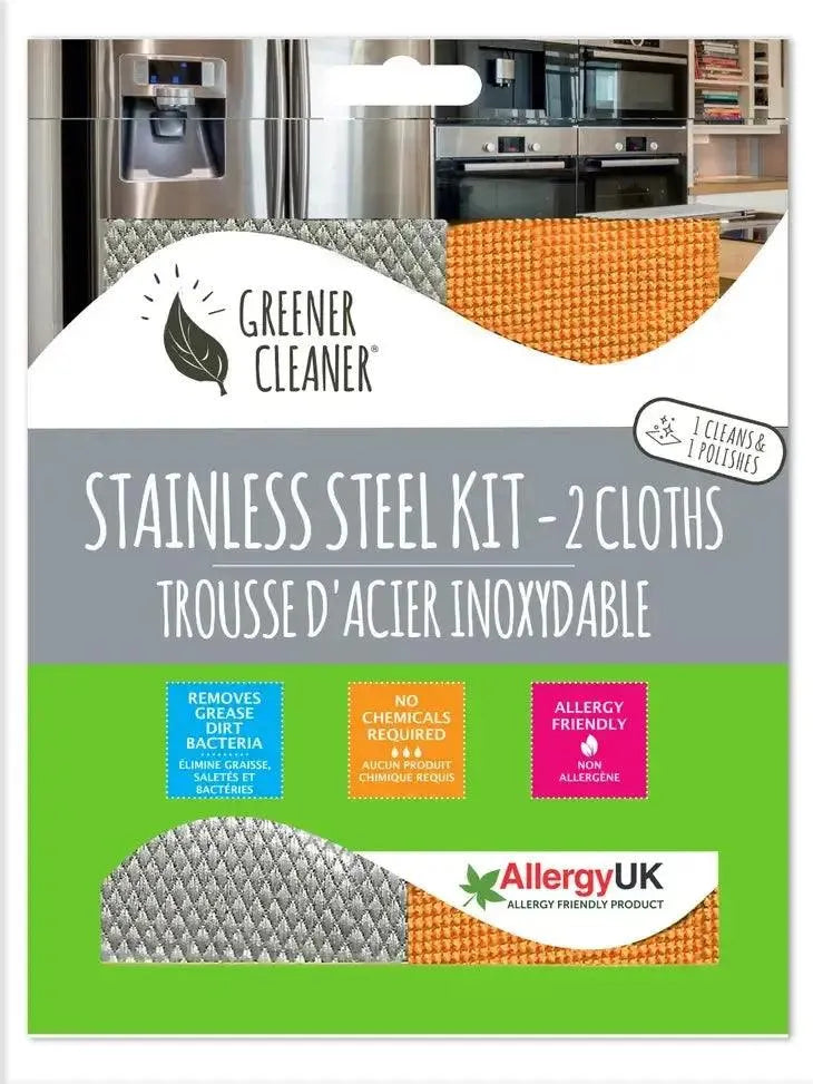 Trousse de nettoyage et polissage pour l'acier inoxydable - Savonnerie Escale Nature