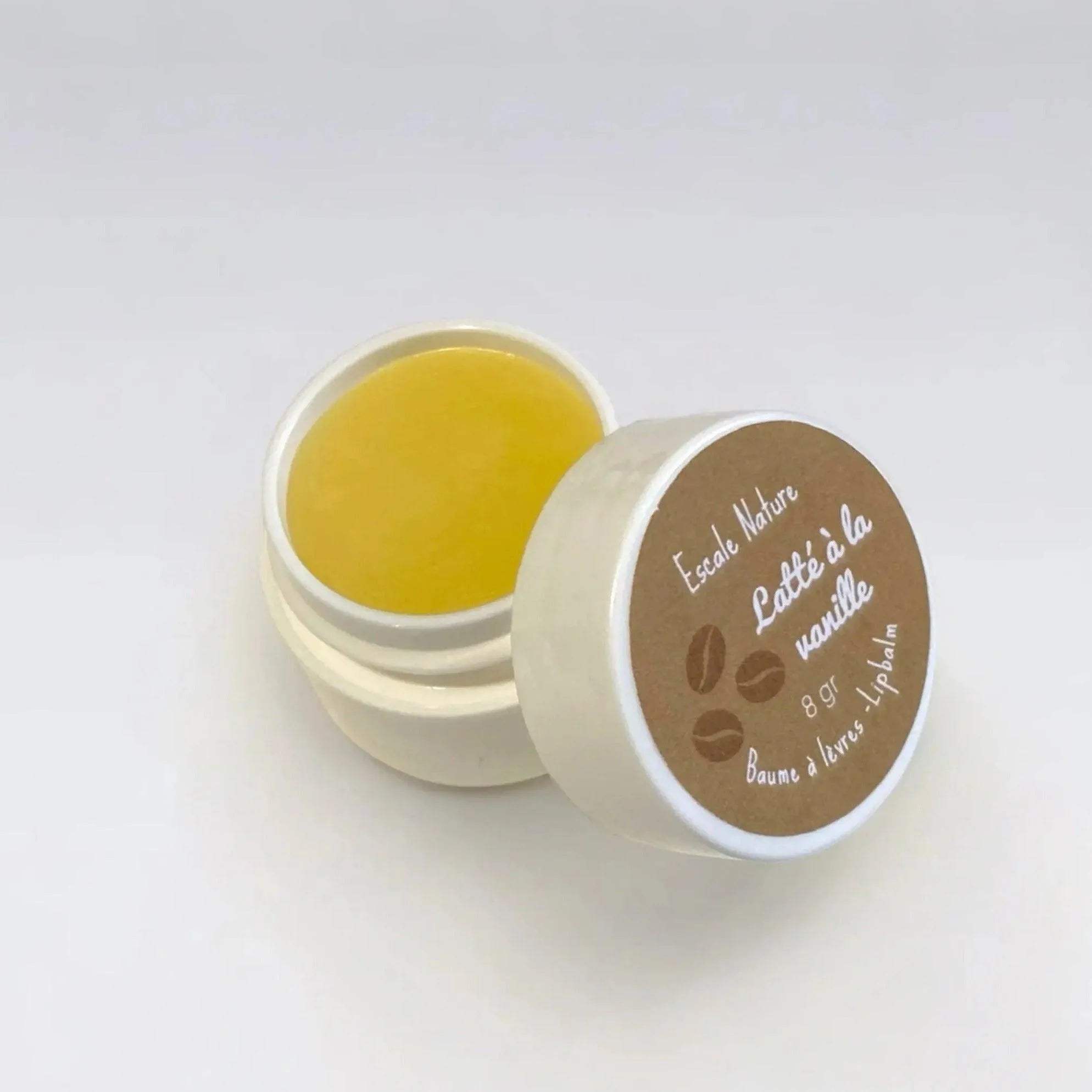 Baume à lèvres - Latté à la vanille - Savonnerie Escale Nature