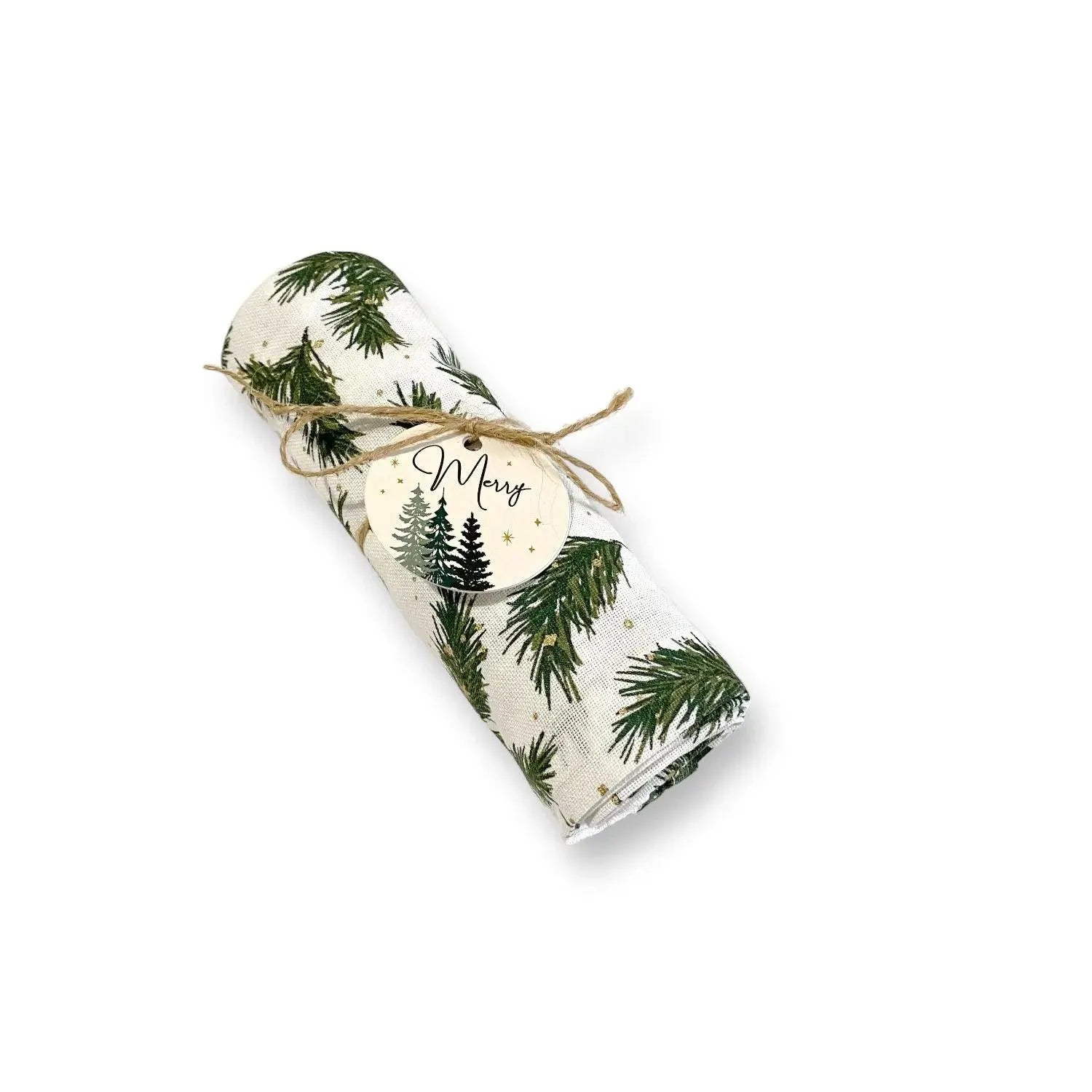 Linge de cuisine - Linge à vaisselle motifs conifères - Savonnerie Escale Nature