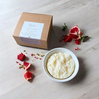 Cake vaisselle bois de rose et pamplemousse - Savon à vaisselle naturel et solide - Savonnerie Escale Nature