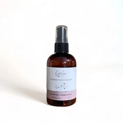 Éliminateur d'odeur naturel et biodégradable- Bois de rose et pamplemousse - Savonnerie Escale Nature au Québec