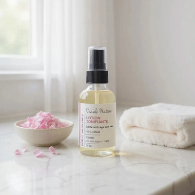 Lotion tonique anti-âge naturelle aux AHA de fruits et vitamine C- Savonnerie Escale Nature au Québec