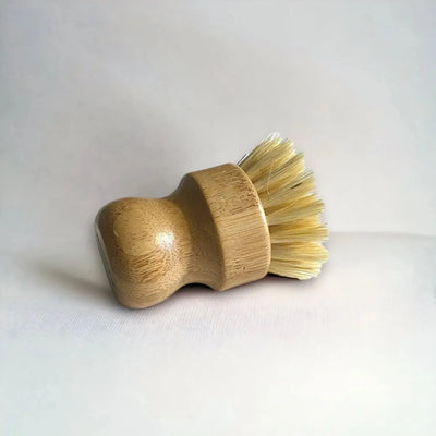 Brosse à légumes - brosse à vaisselle en bambou - Savonnerie Escale Nature