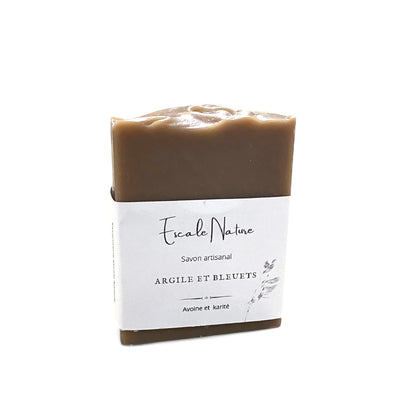 Savon argile et bleuets