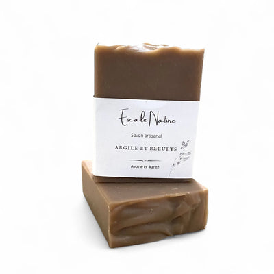 Savon argile et bleuets