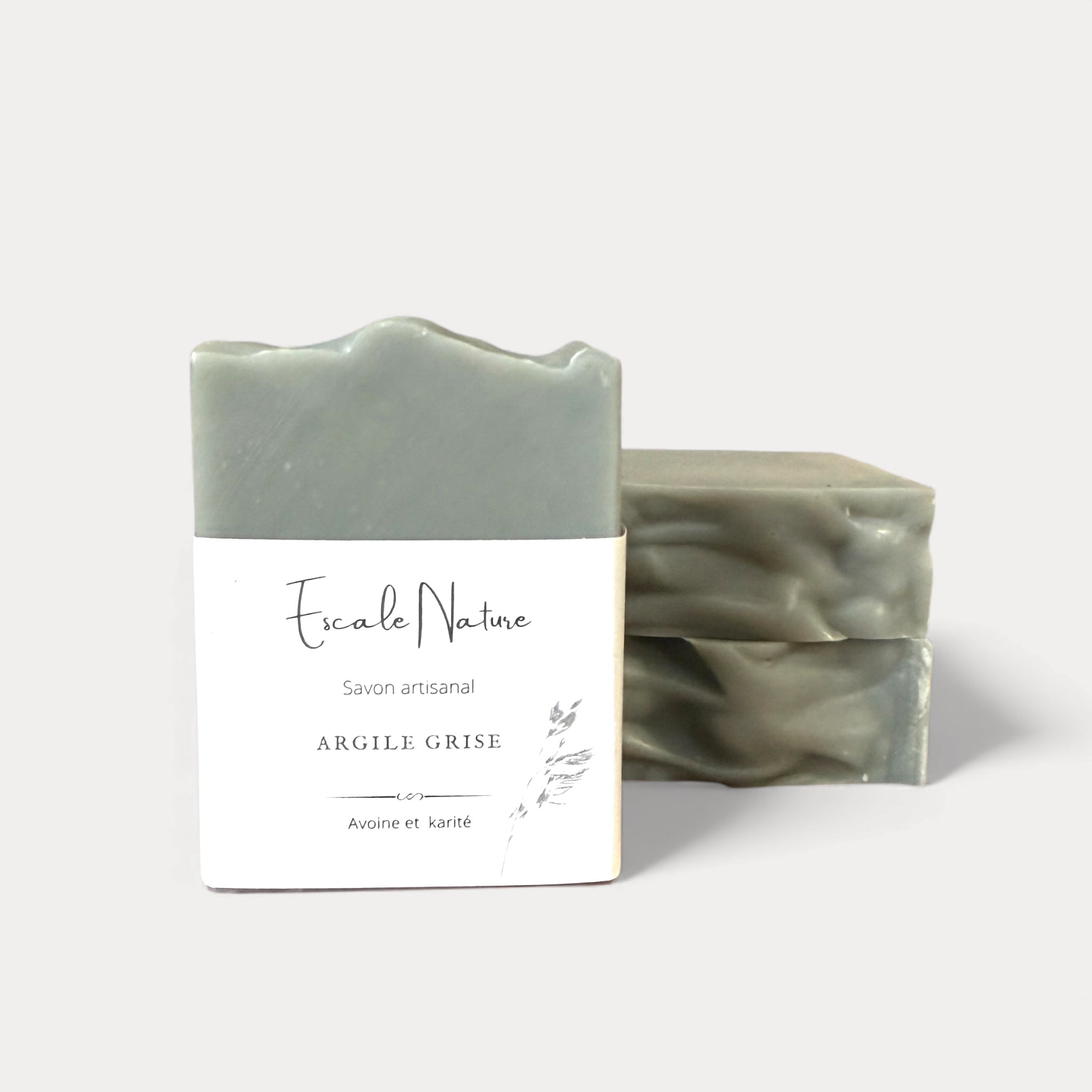 Savon argile grise