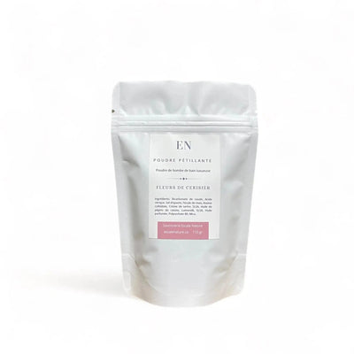 Bain hydratant pétillant naturel avec avoine fleurs de cerisier - Savonnerie Escale Nature