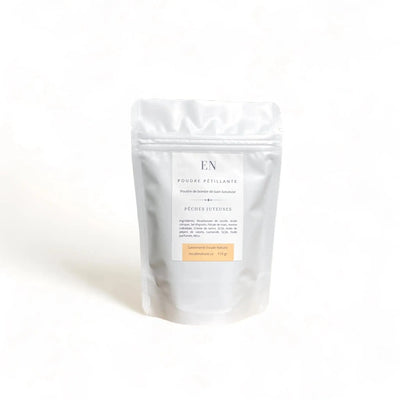 Bain hydratant pétillant naturel avec avoine pêches juteuses - Savonnerie Escale Nature