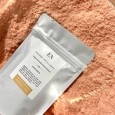 Bain hydratant pétillant naturel avec avoine - Agrumes - Savonnerie Escale Nature