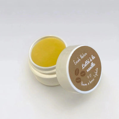 Baume à lèvres - Latté à la vanille - Savonnerie Escale Nature