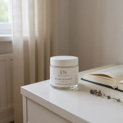Beurre de karité biologique organique pour peau sèche par Savonnerie Escale Nature au Québec