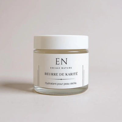 Beurre de karité biologique organique pour peau sèche par Savonnerie Escale Nature au Québec