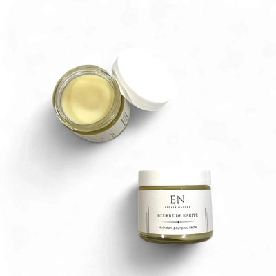 Beurre de karité biologique organique pour peau sèche par Savonnerie Escale Nature au Québec