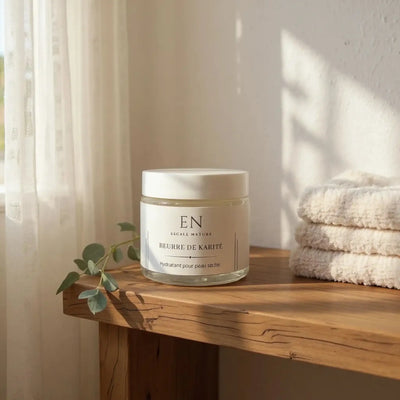 Beurre de karité biologique organique pour peau sèche par Savonnerie Escale Nature au Québec