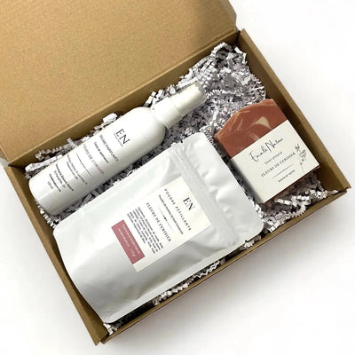 Boite découverte produits corporels fleurs de cerisier - Savonnerie Escale Nature