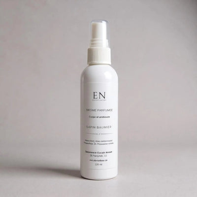 Brume parfumée corps et ambiance - naturelle Sapin baumier - Savonnerie Escale Nature au Québec