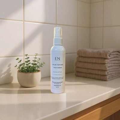 Brume parfumée naturelle corps et ambiance - Eucalyptus - Savonnerie Escale Nature au Québec