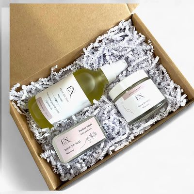 Ensemble produits corporels - Rose de mai