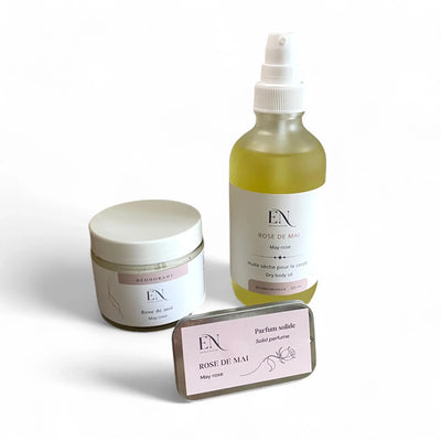 Ensemble produits corporels - Rose de mai