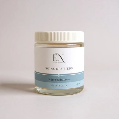 Crème hydratante pour main et pieds secs naturelle fait au Québec par Savonnerie Escale Nature
