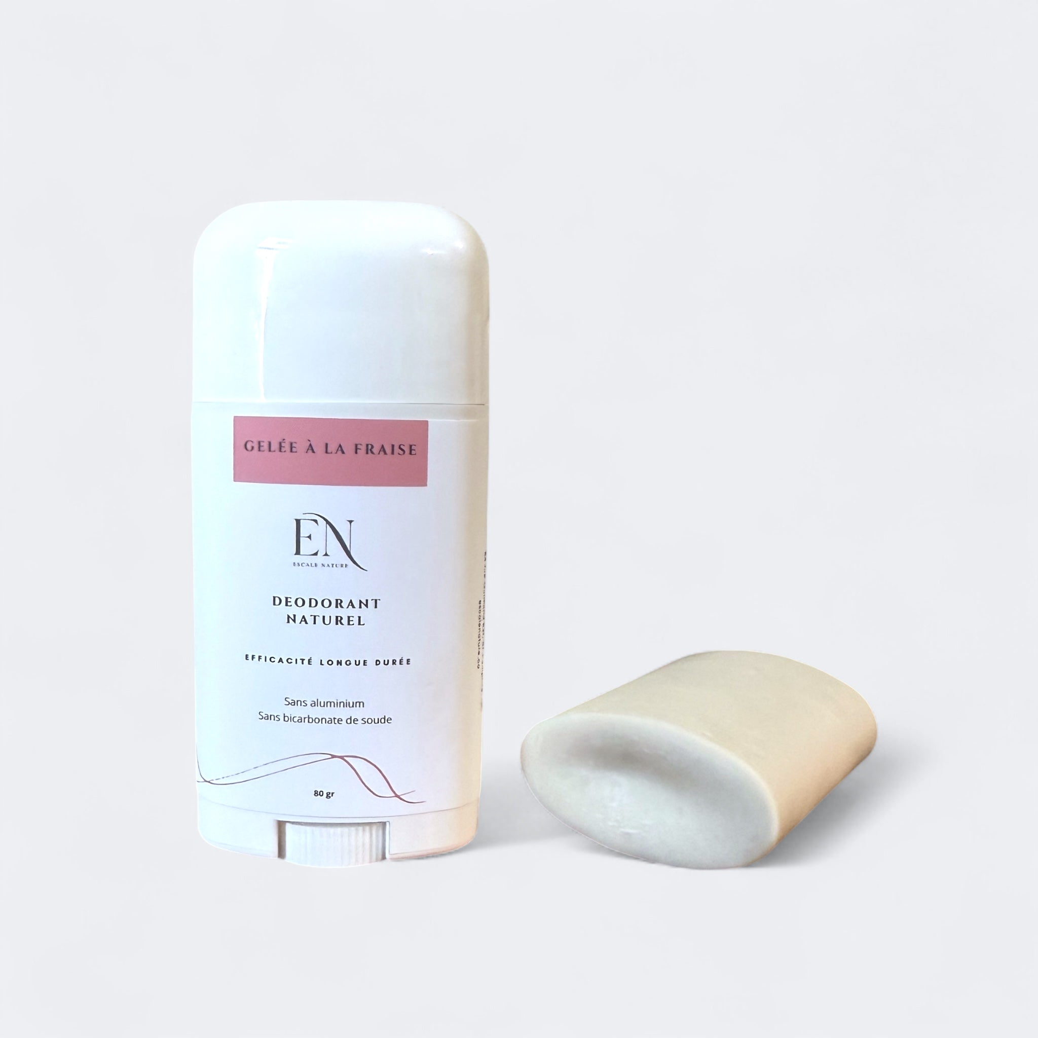 Déodorant naturel et rechargeable doux et efficace sans aluminium et bicarbonate de soude au Québec par Savonnerie Escale Nature