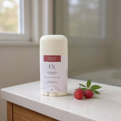 Déodorant naturel et rechargeable doux et efficace framboise vanille au Québec