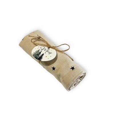 Linge de cuisine - Linge à vaisselle motifs conifères - Savonnerie Escale Nature