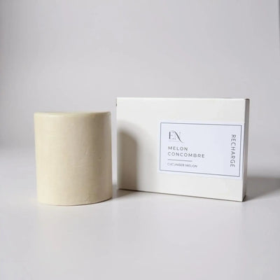 Recharge pour déodorant naturel efficace melon concombre fait au Québec par Savonnerie Escale Nature