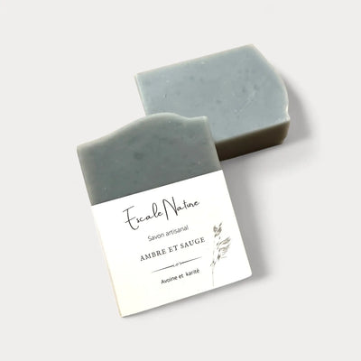 Savon naturel et artisanal ambre et sauge par Savonnerie Escale Nature au Québec