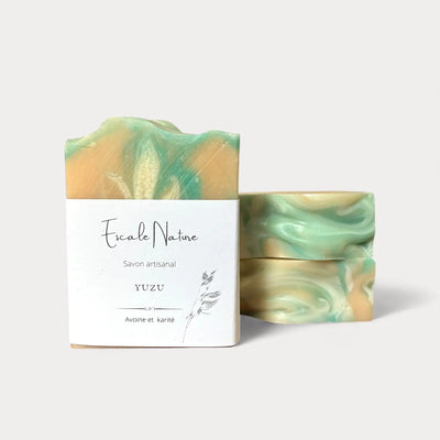 Savon naturel et artisanal yuzu - Savon solide par Savonnerie Escale Nature au Québec