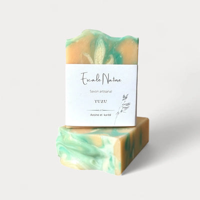 Savon naturel et artisanal yuzu - Savon solide par Savonnerie Escale Nature au Québec
