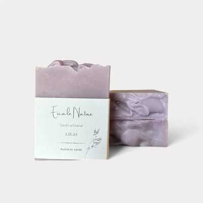 Savon floral naturel lilas - Savonnerie Escale Nature au Québec