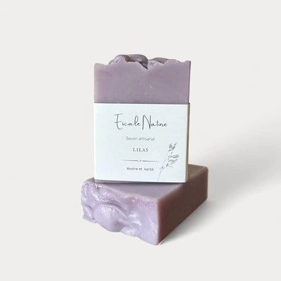 Savon floral naturel lilas - Savonnerie Escale Nature au Québec