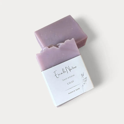 Savon floral naturel lilas - Savonnerie Escale Nature au Québec