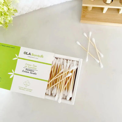 Coton-tige écologique en bambou - Savonnerie Escale Nature
