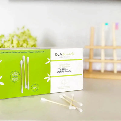 Coton-tige écologique en bambou - Savonnerie Escale Nature