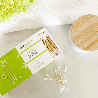 Coton-tige écologique en bambou - Savonnerie Escale Nature