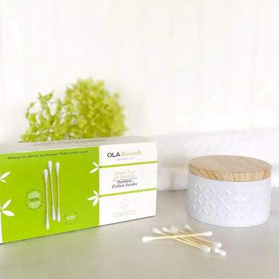 Coton-tige écologique en bambou - Savonnerie Escale Nature