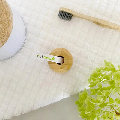 Porte-brosse à dents individuel en bambou - Savonnerie Escale Nature